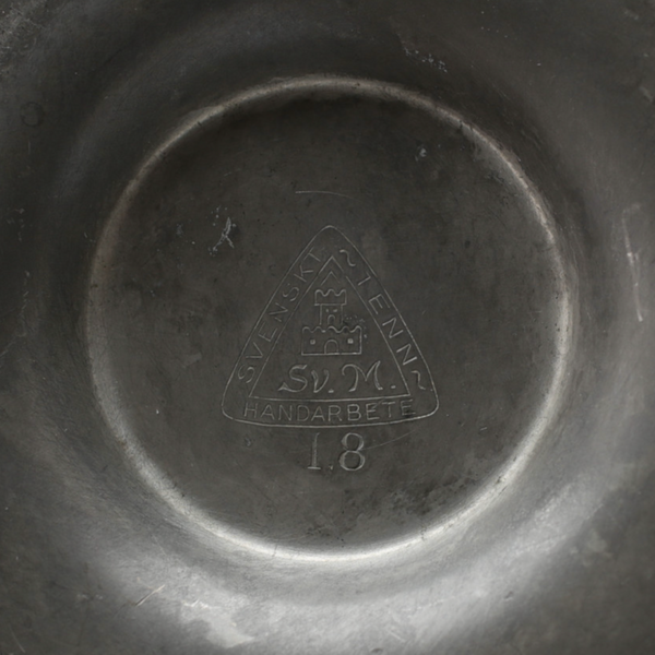 Art Deco Archer Ashtray by Svenska Metallverken (SvM) Handarbete for Svenskt Tenn