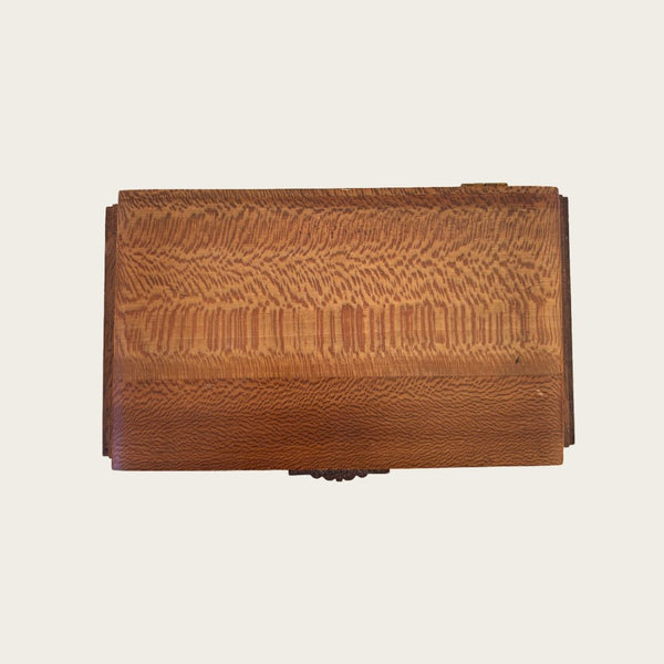 1930s French Solid Birdseye Maple Art Deco Box