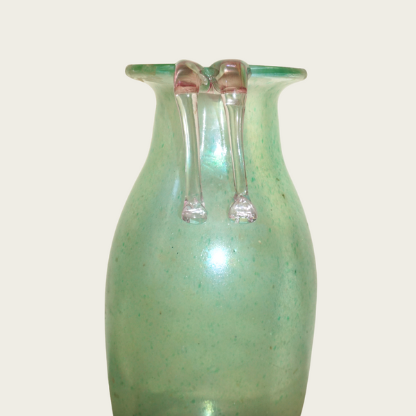 Seguso Vetri d'Arte Scavo Murano Amphora Glass Vessel