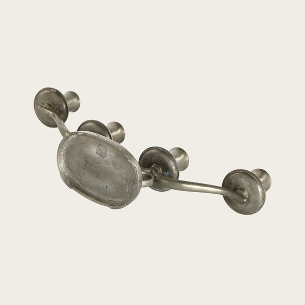 1938 Swedish Pewter Candelabra by Edvin Ollers for GAB Tenn