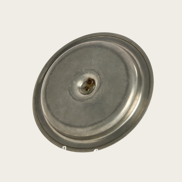 Pewter Dish with Mermaid and Fish Centerpiece