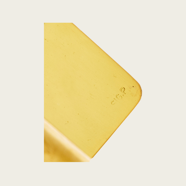 Pair of Modernist Brass Wall Candle Holders by Sigurd Persson