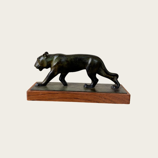Swedish Art Deco Sculpture of a Female Lion