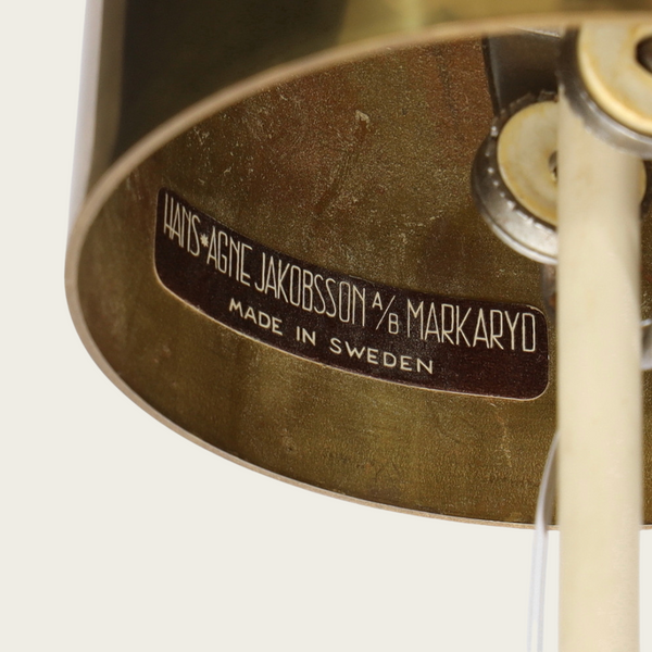 1960/70s Hans-Agne Jakobsson Fringe & Brass Light Fixture