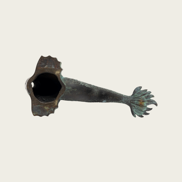 1950s Patinated Bronze Sculpture of a Fish in the Style of Carl Milles
