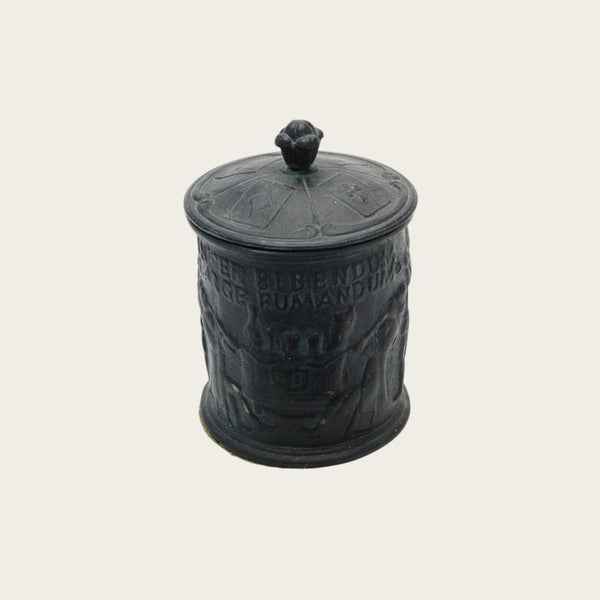 1800s Swedish Cast Iron Tobacco Jar