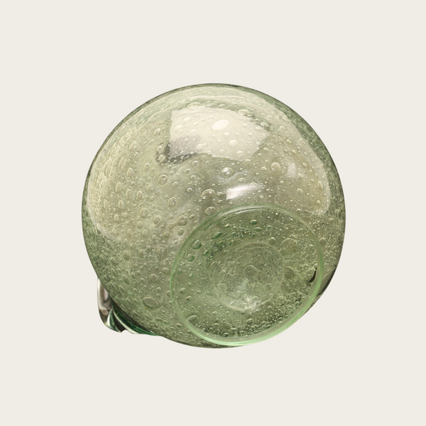 1950s Swedish Handblown Seafoam Glass Pitcher by Ture Berglund