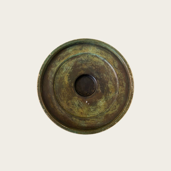 1930s Swedish Bronze Vase by Carl-Einar Borgström for Ystad Metall