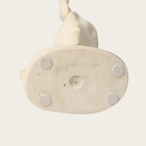 Alabaster Sculpture of a Woman by Rudolph Kaesbach (1873 - 1955)