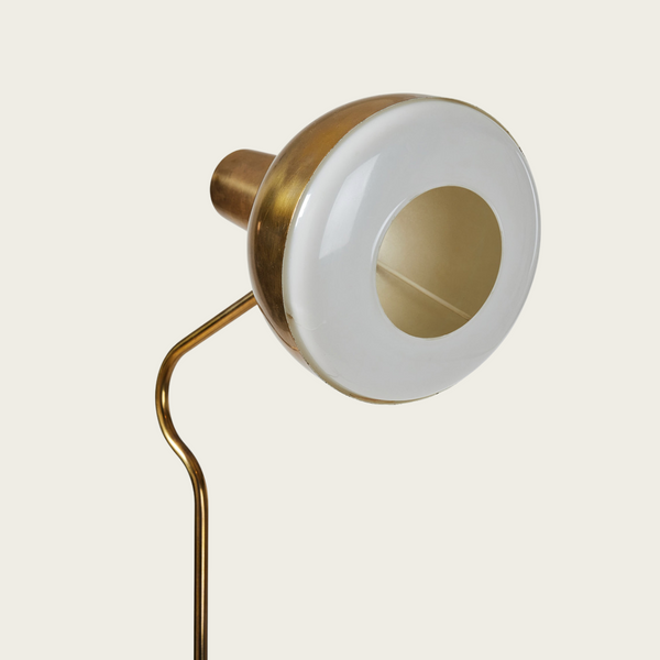 1950s Swedish ASEA Brass Floor Lamp