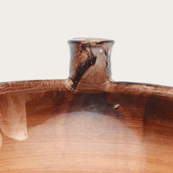 Ceramic Bowl with Integrated Candlesticks by Bo Fajans for Gefle