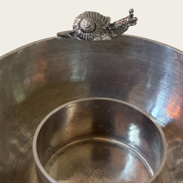 1980s Snail Ring Dish / Tealight Holder
