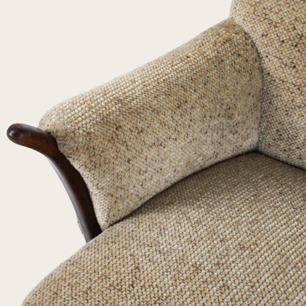 1960s Danish Curved Teak Sofa