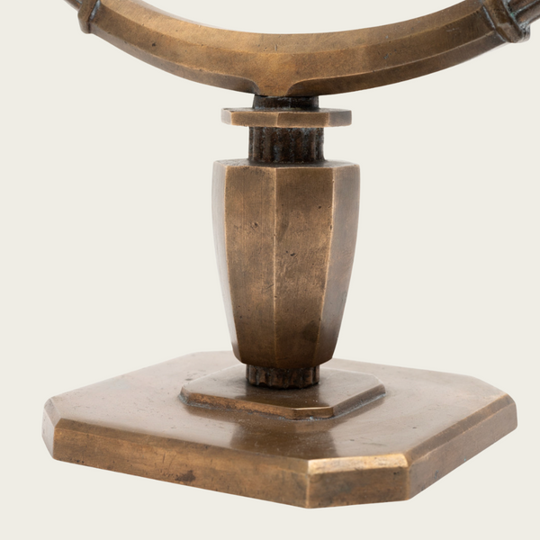 1930s Swedish Grace Bronze Candelabra by Sune Bäckström