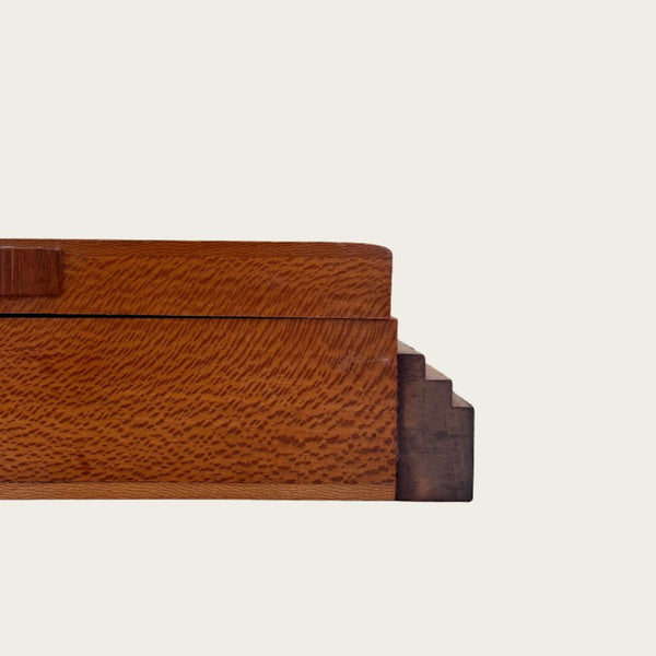 1930s French Solid Birdseye Maple Art Deco Box