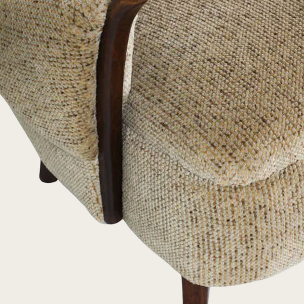 1960s Danish Curved Teak Sofa