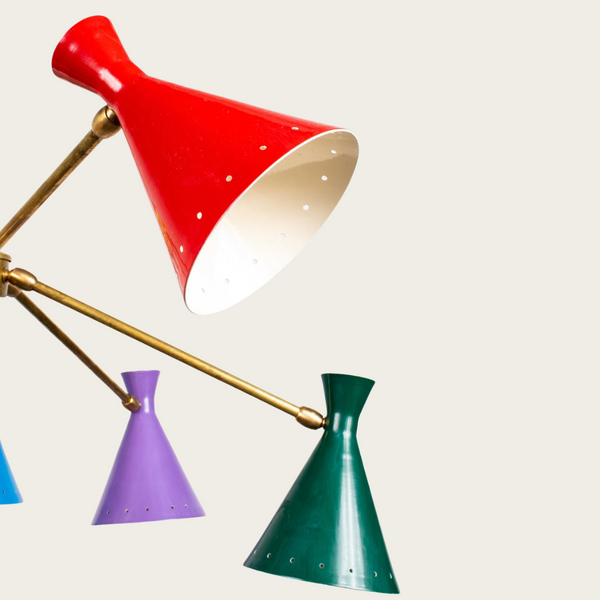 1950s Italian Floorlamp Attributed to Stilnovo