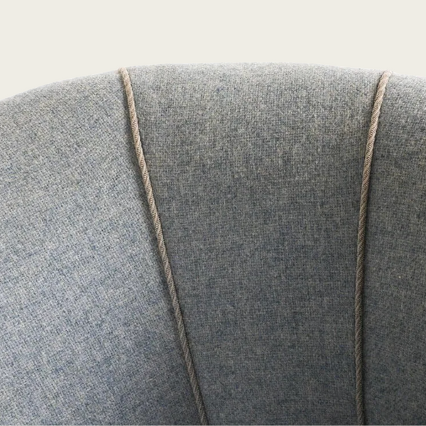 Danish Mid-Century Curved Loveseat, 1940s