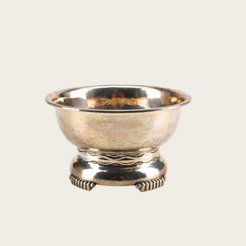 1910s Danish Evald Nielsen Sterling Silver Bowl