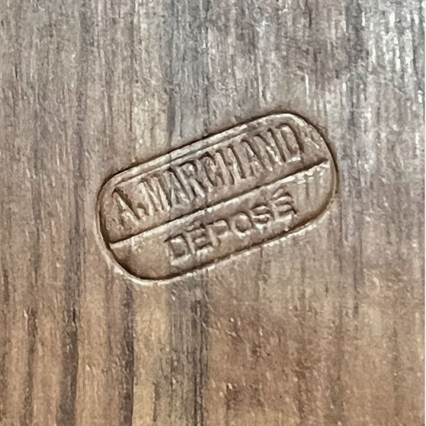 French Art Deco Wood Tray by A. Marchand