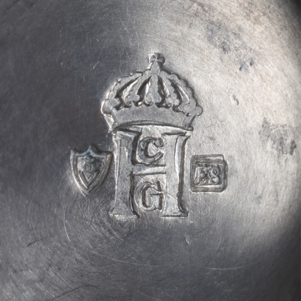 1930s Swedish Art Deco Pewter Jug by CG Hallberg