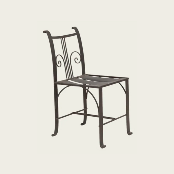 Art Deco Wrought Iron Chair