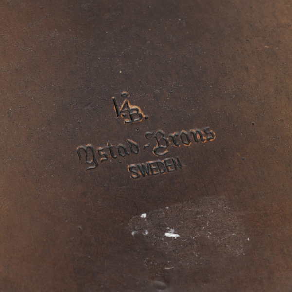 Art Deco Bronze Dish by Ivar Alenius Bjork for Ystad Metall