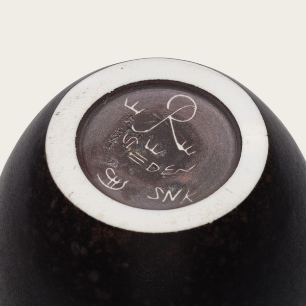 Carl-Harry Stålhane Glazed Oxblood Stoneware Vase for Rörstrand