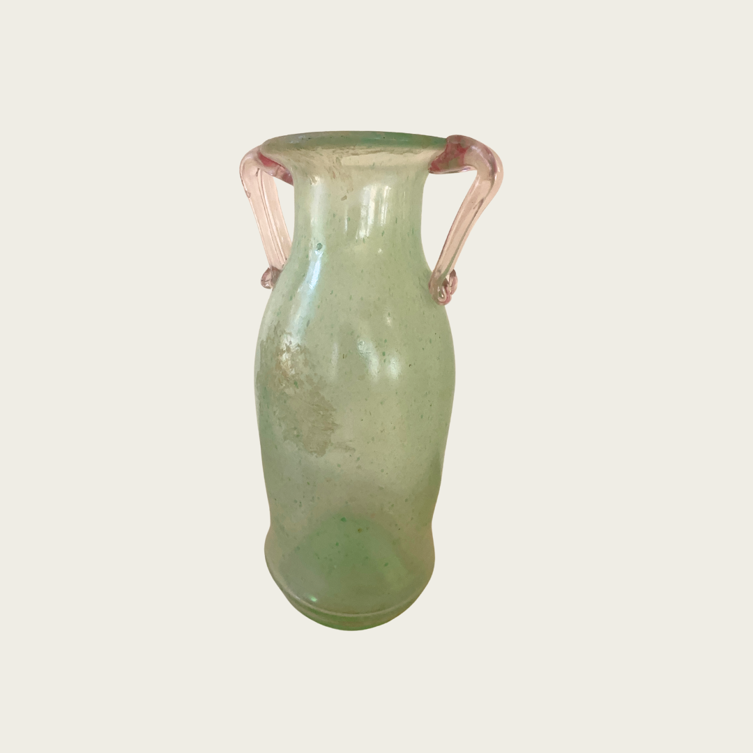 Seguso Vetri d'Arte Scavo Murano Amphora Glass Vessel