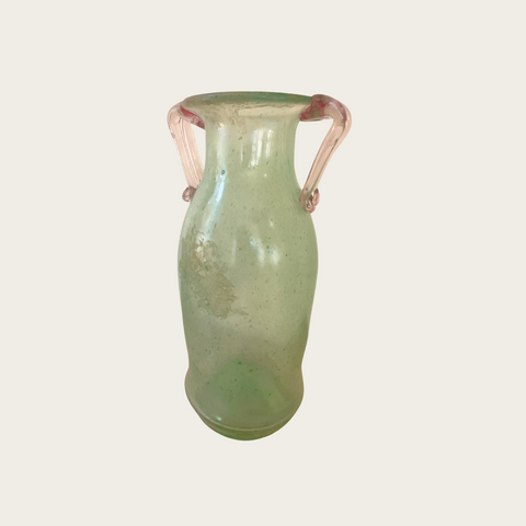 Seguso Vetri d'Arte Scavo Murano Amphora Glass Vessel
