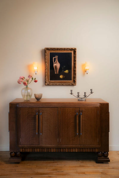 1930s French Art Deco Oak Sideboard