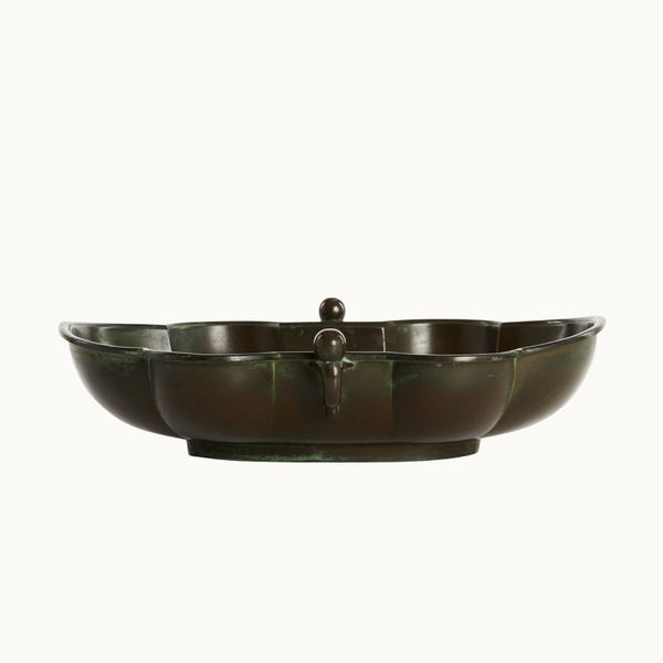 1930's Just Andersen Patinated Bronze Catchall Dish