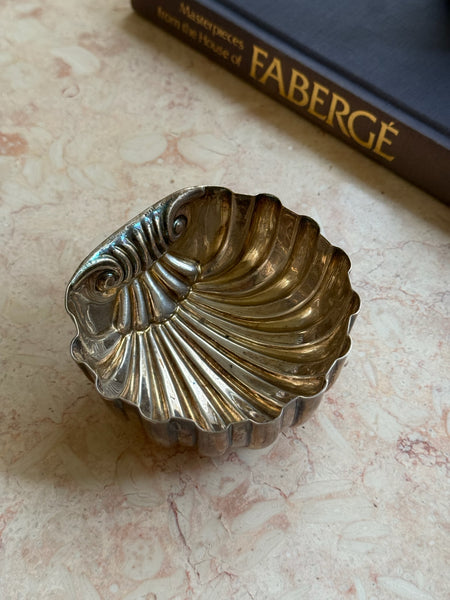 Cartier Sterling Silver Shell Form Bowl