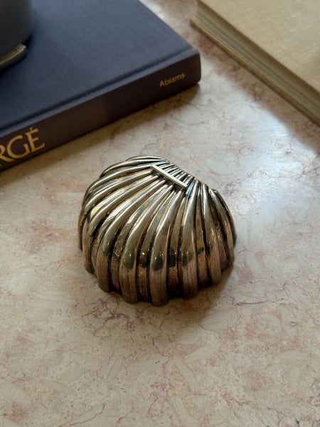 Cartier Sterling Silver Shell Form Bowl