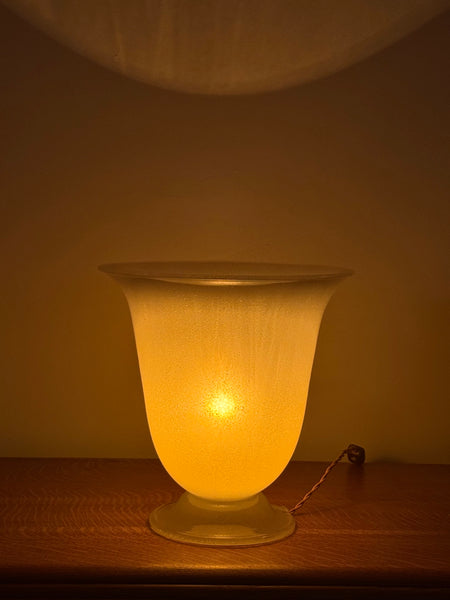 1950s Seguso Vetri D’Arte Uplighter Table Lamp