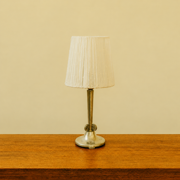 1930s Swedish Pewter Table Lamp by Celestin Andersson