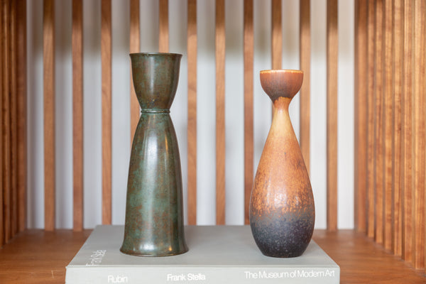 Carl-Harry Stålhane Glazed Oxblood Stoneware Vase for Rörstrand