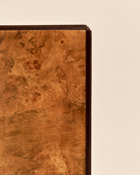 Burled Olivewood Pedestal