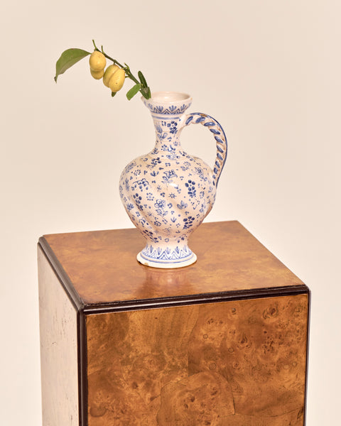 Burled Olivewood Pedestal