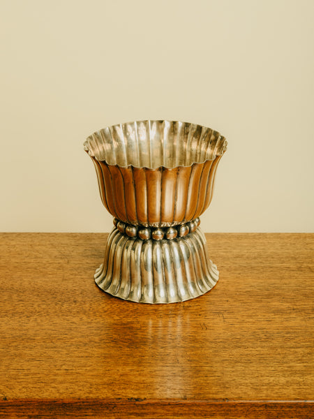 1920s Josef Hoffmann for Weiner Wersktatte Silver Footed Bowl