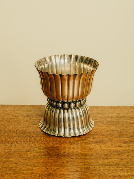 1920s Josef Hoffmann for Weiner Wersktatte Silver Footed Bowl