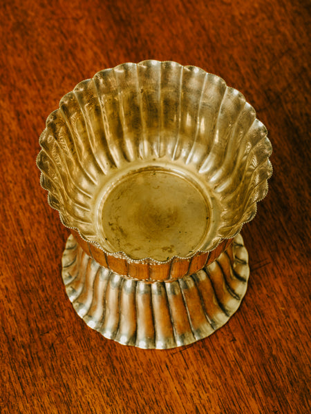 1920s Josef Hoffmann for Weiner Wersktatte Silver Footed Bowl