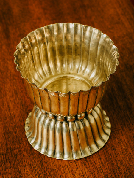 1920s Josef Hoffmann for Weiner Wersktatte Silver Footed Bowl