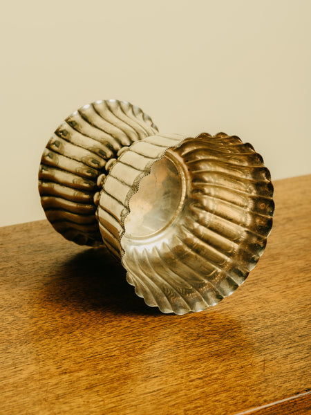 1920s Josef Hoffmann for Weiner Wersktatte Silver Footed Bowl
