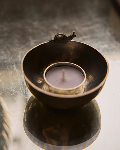 1980s Snail Ring Dish / Tealight Holder