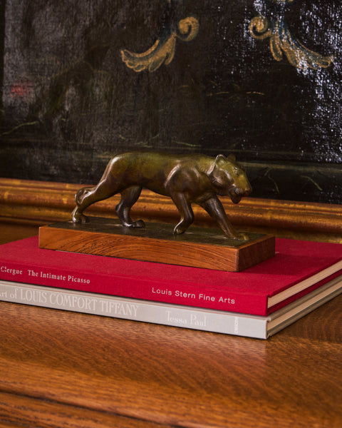 Swedish Art Deco Sculpture of a Female Lion