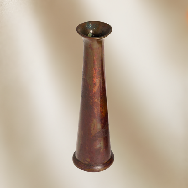 1960's Japanese Patinated Bronze Vase