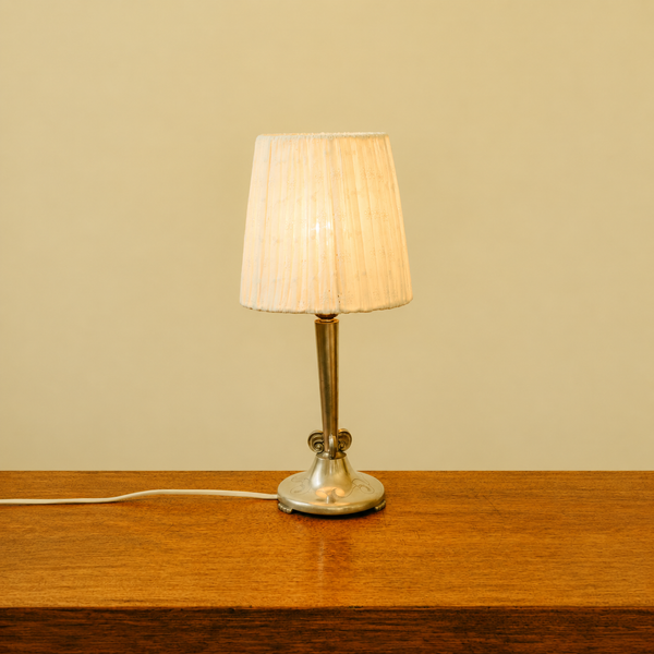 1930s Swedish Pewter Table Lamp by Celestin Andersson