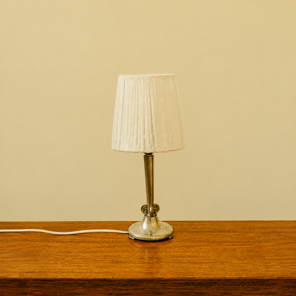 1930s Swedish Pewter Table Lamp by Celestin Andersson