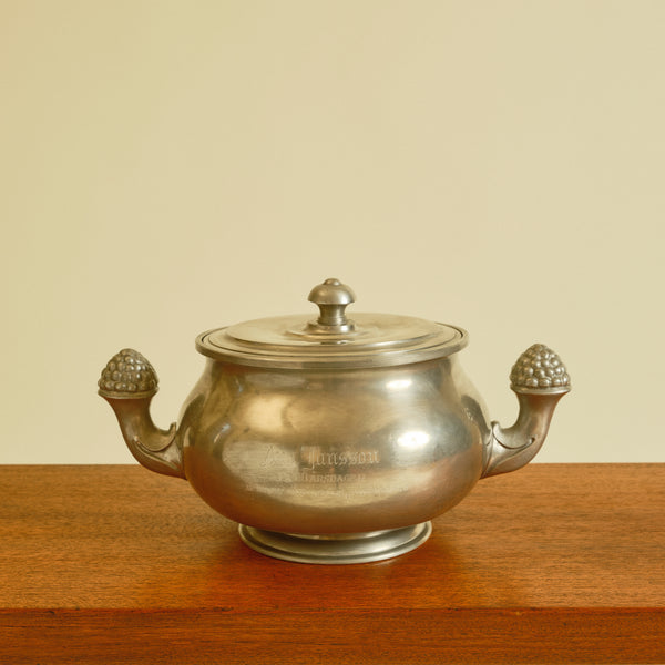 Art Deco Pewter Urn with Lid by GAB